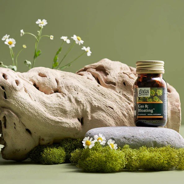 Gaia Herbs Rapid Relief Gas & Bloating 50 VegCap