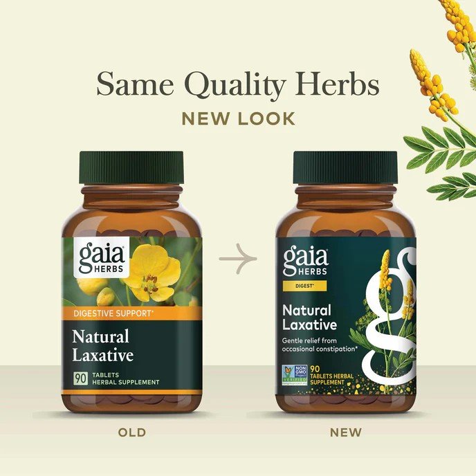 Gaia Herbs Natural Laxative 90 Tablet