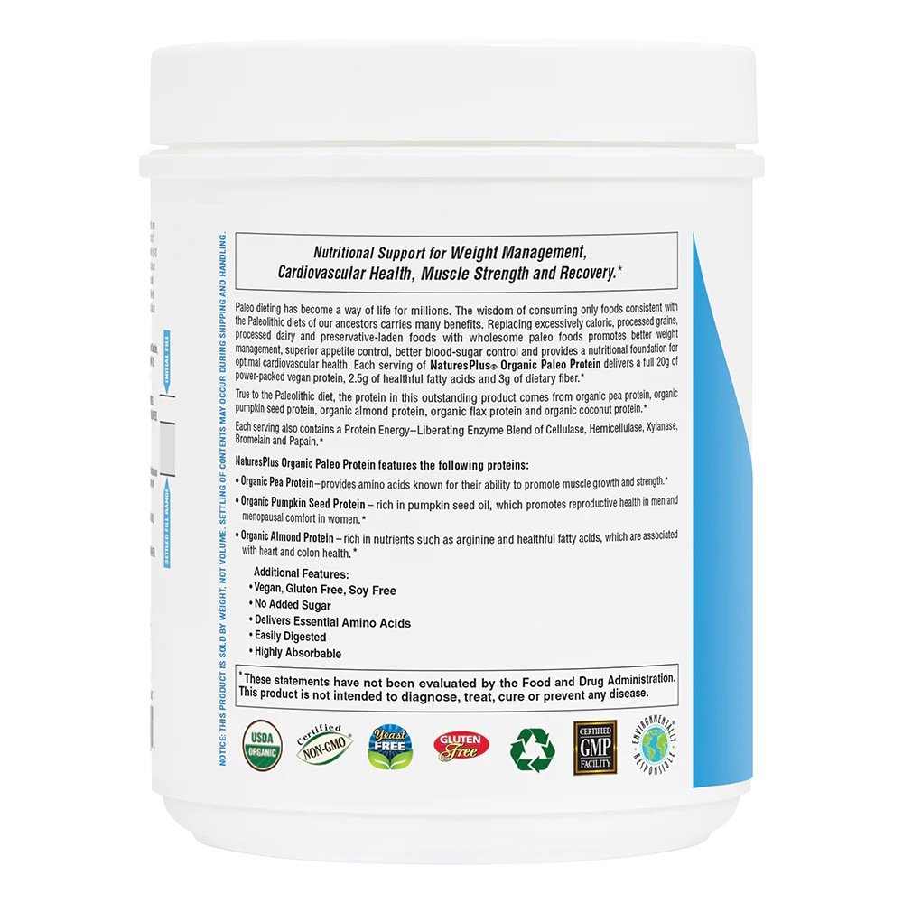 Nature's Plus Paleo Protein 1.11 lb Powder
