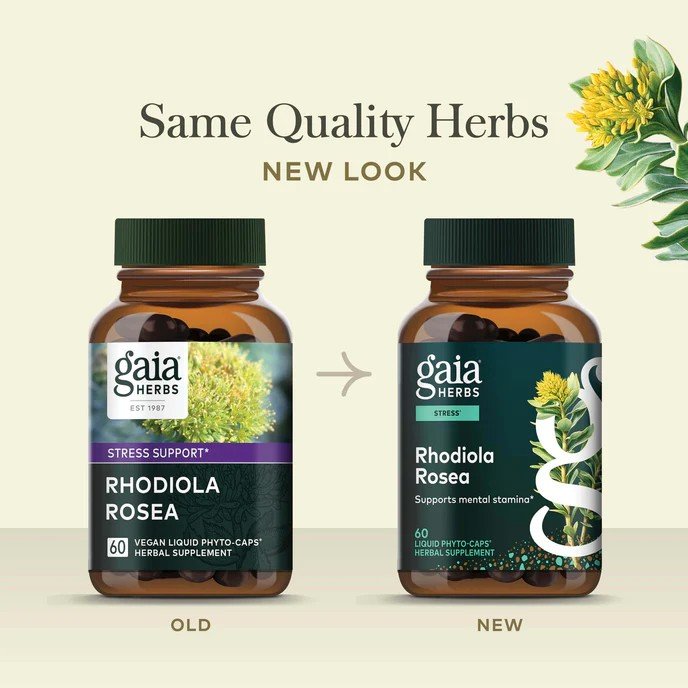 Gaia Herbs Rhodiola Rosea 60 VegCap