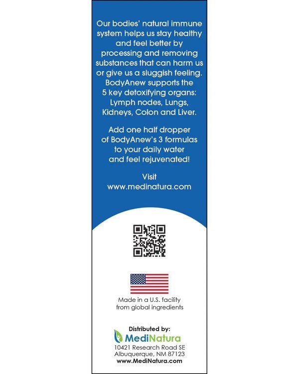 MediNatura BodyAnew Cleanse Detox 1 (3 pc) Kit