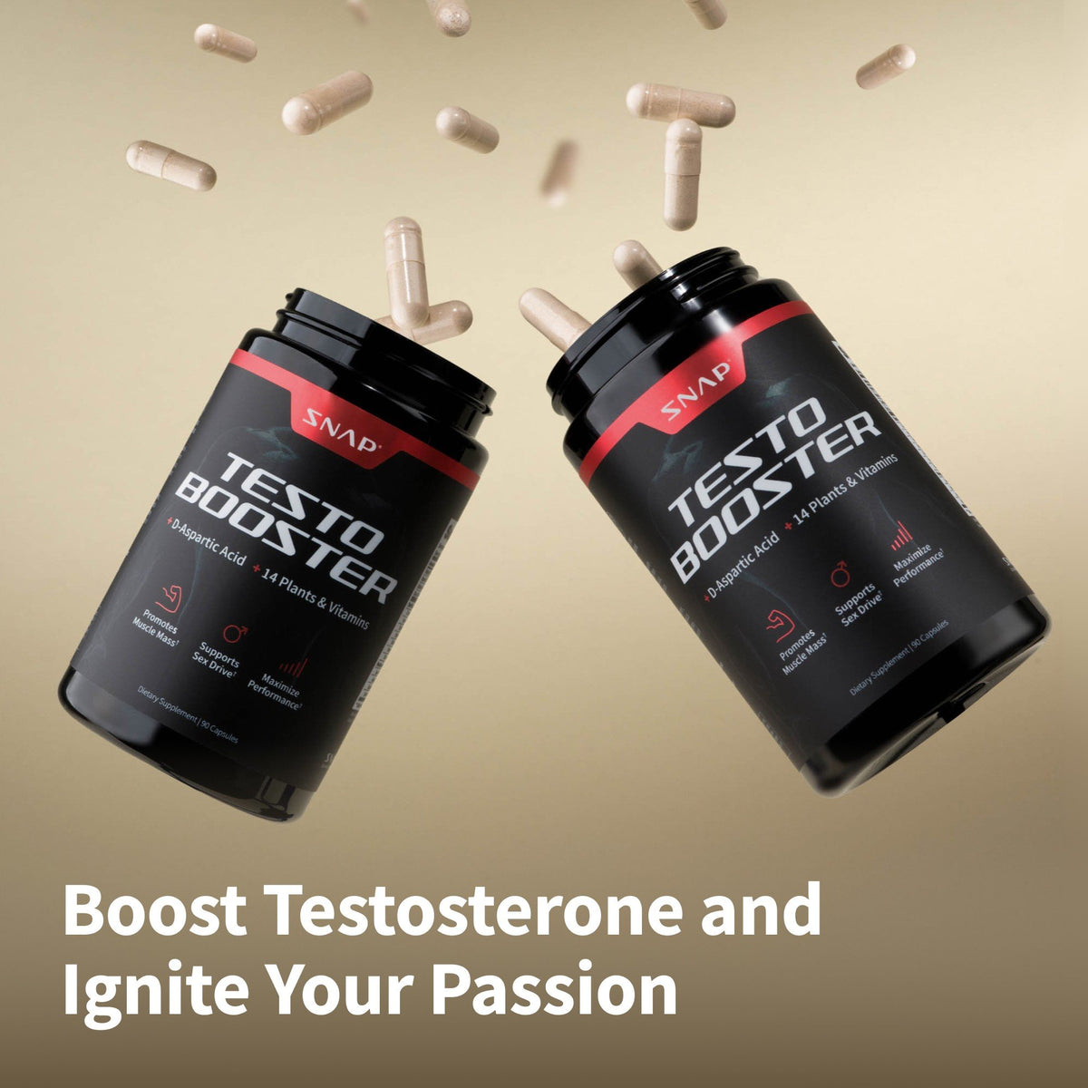 Snap Supplements Testo Booster 90 Capsule