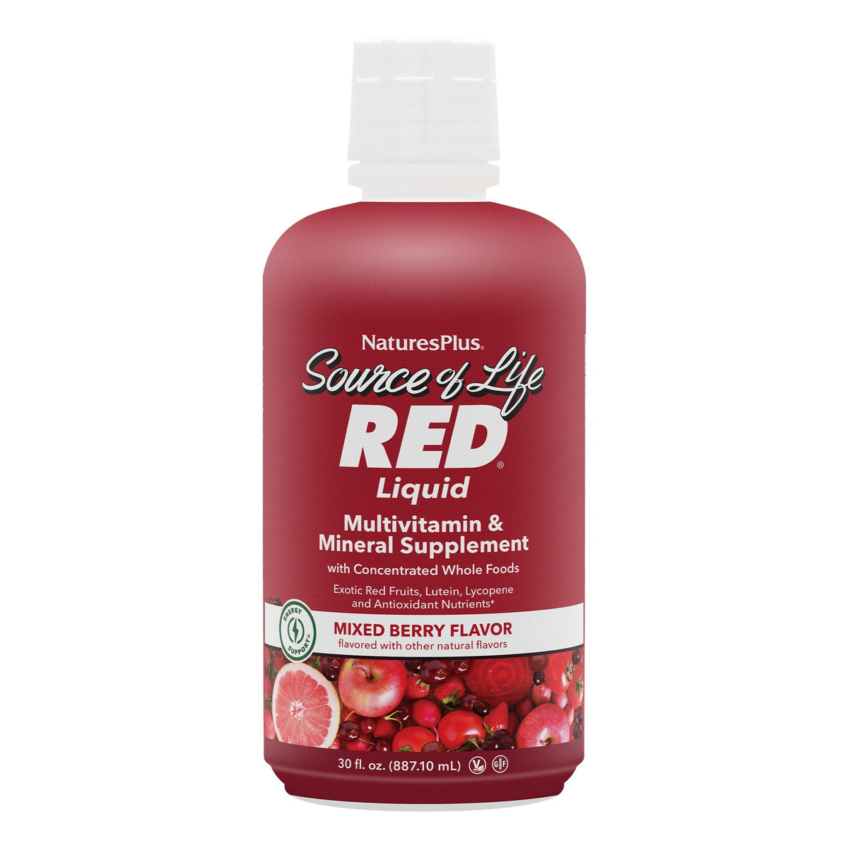 Nature's Plus Source of Life Red Liquid 30 Fl oz Liquid