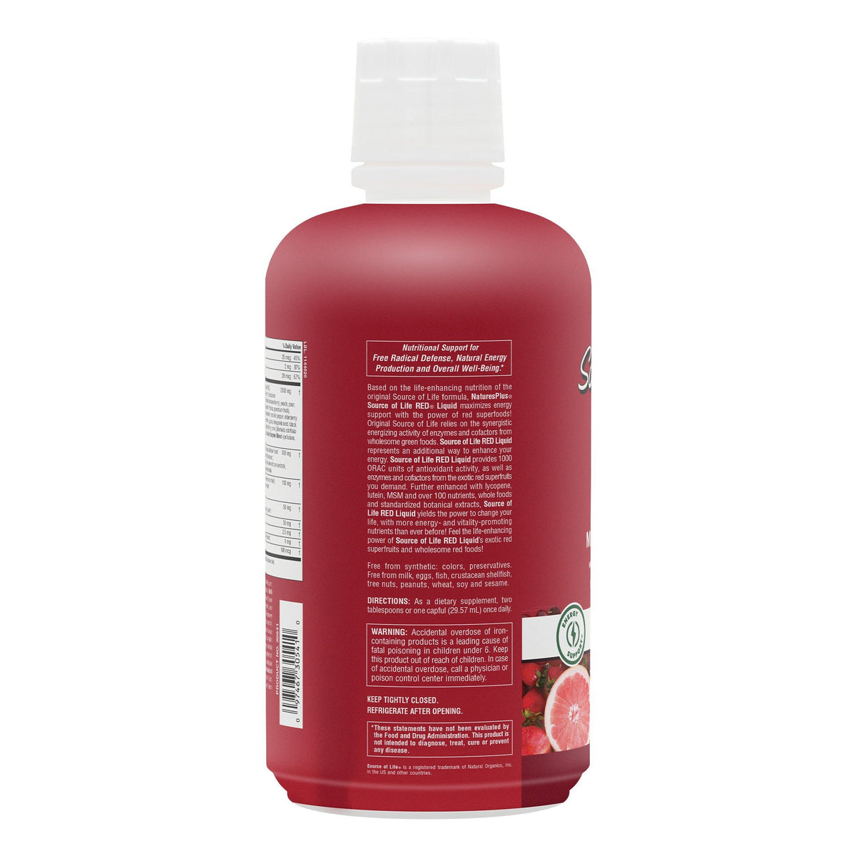 Nature&#39;s Plus Source of Life Red Liquid 30 Fl oz Liquid