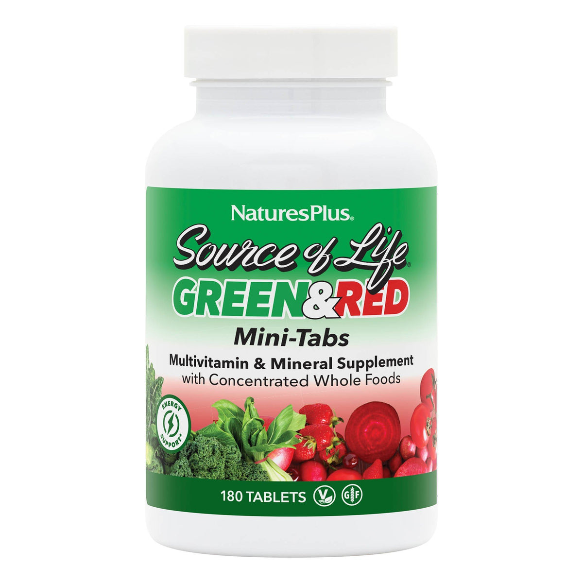 Nature's Plus Source Of Life Green And Red Bi-Layered Tabs 180 Tablet