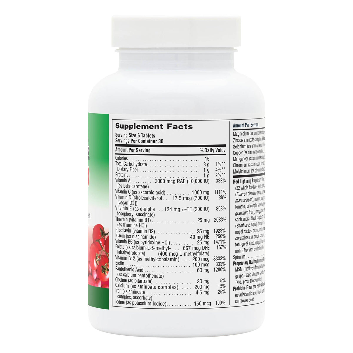 Nature&#39;s Plus Source Of Life Green And Red Bi-Layered Tabs 180 Tablet