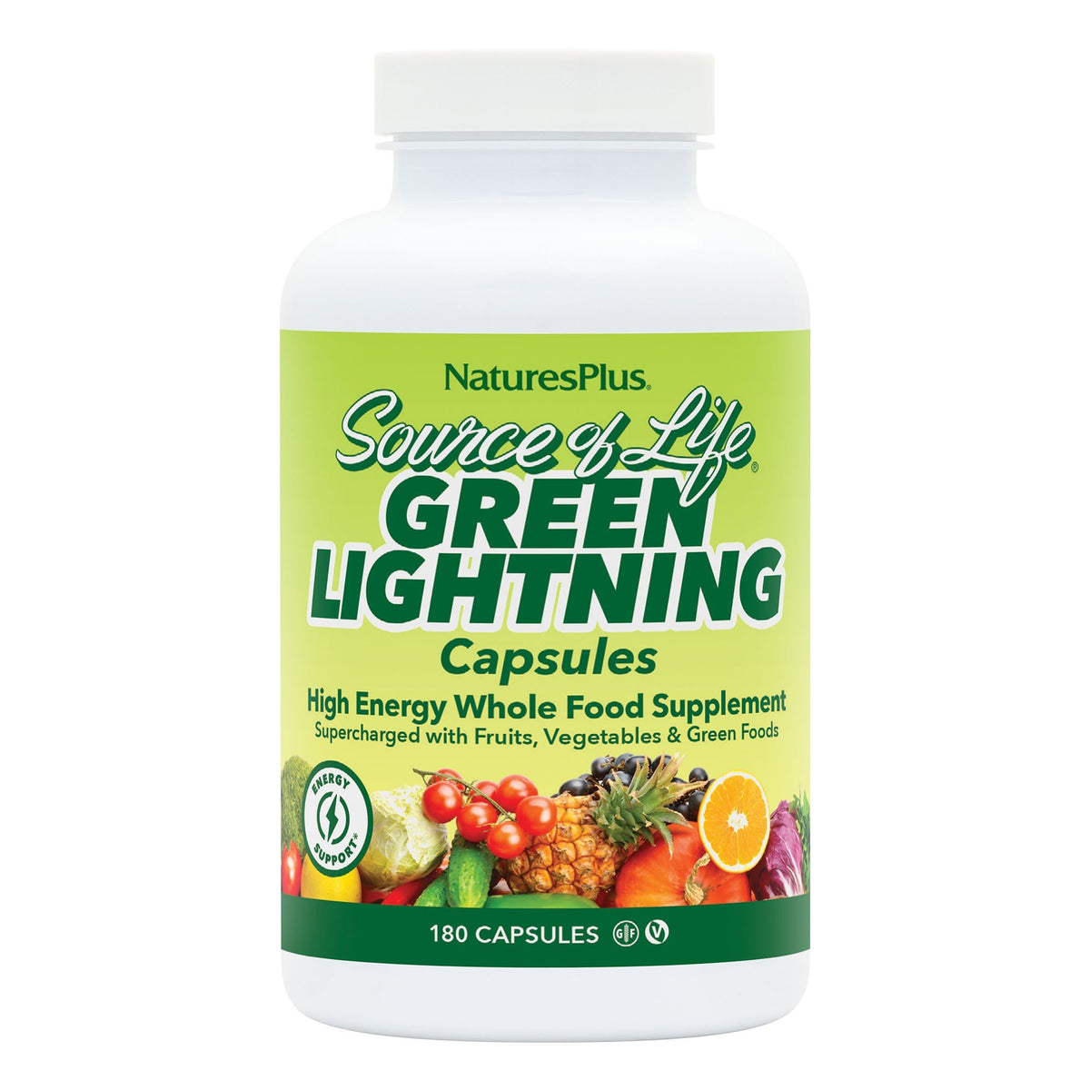 Nature's Plus Source of Life Green Lightning 180 Capsule