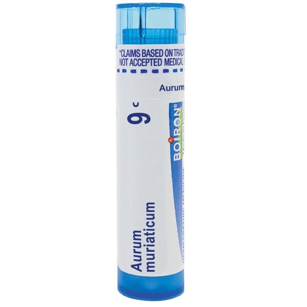 Boiron Aurum Muriaticum 9C Homeopathic Single Medicine For Stress & Sleep 80 Pellet