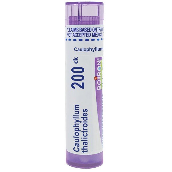 Boiron Caulophyllum Thalictroides 200CK Homeopathic Single Medicine For Personal Care 80 Pellet