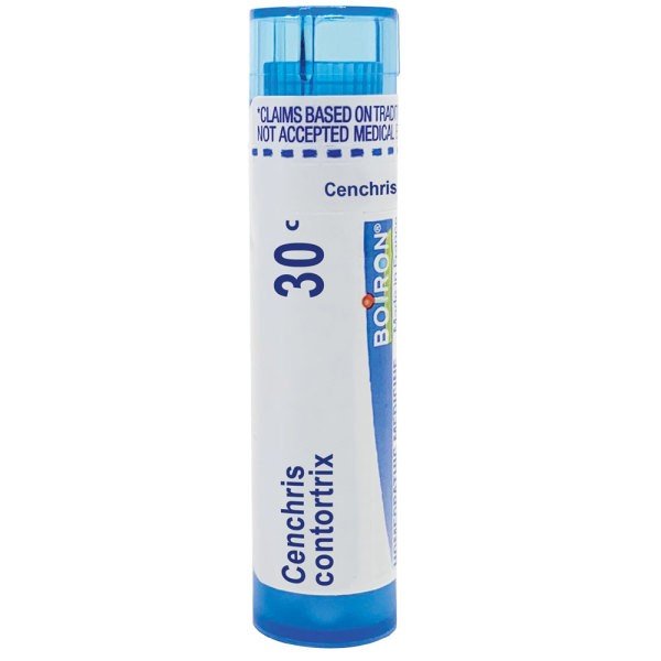 Boiron Cenchris Contortrix 30C Homeopathic Single Medicine For Stress & Sleep 80 Pellet