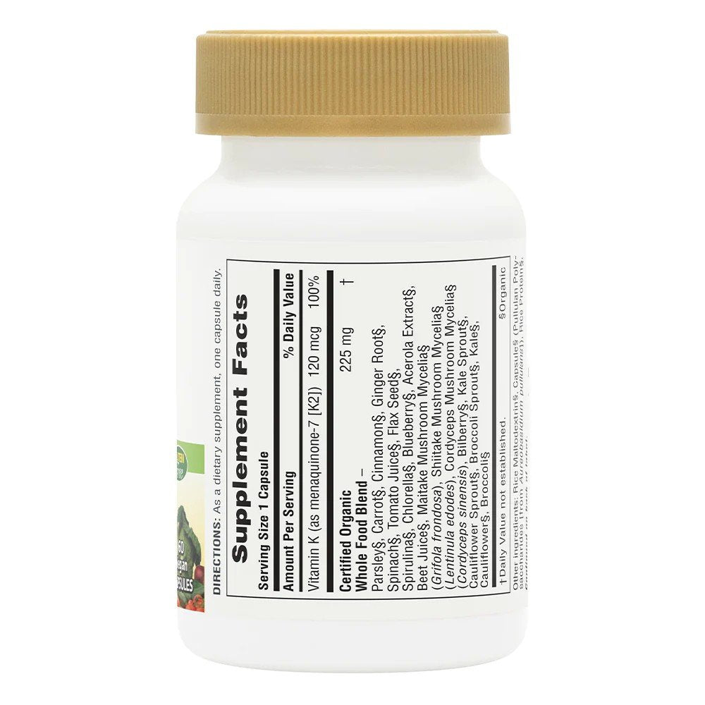 Nature&#39;s Plus Source Of Life Garden Vitamin K2 60 VegCap