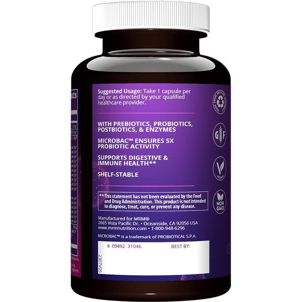 MRM (Metabolic Response Modifiers) Daily Probiotic 30 VegCap