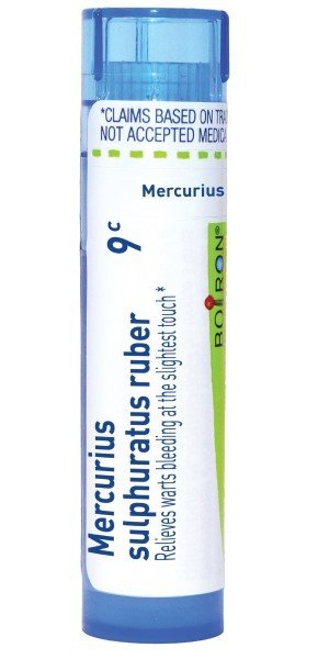 Boiron Mercurius Sulph Ruber 9C Homeopathic Single Medicine For First Aid 80 Pellet