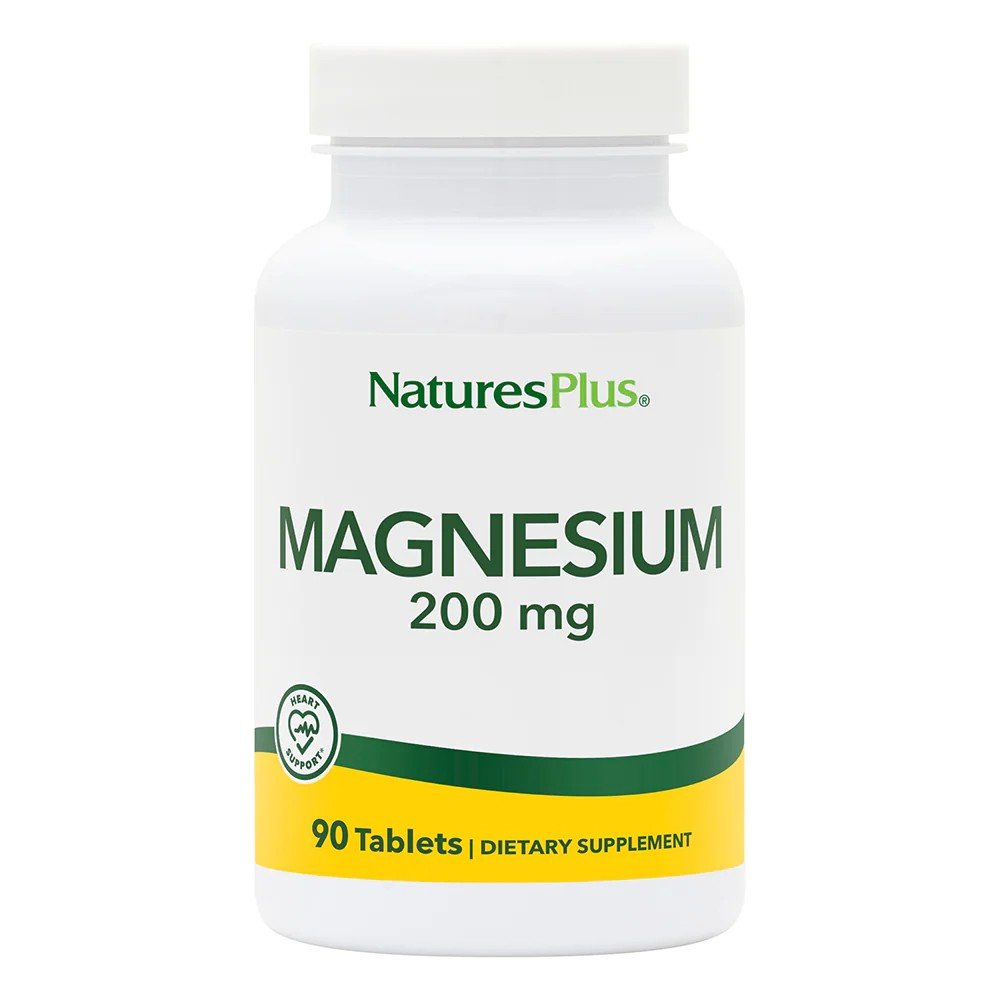 Nature's Plus Magnesium 200mg 90 Tablet