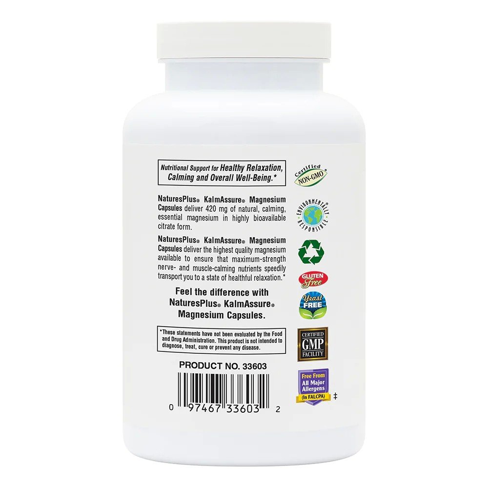 Nature&#39;s Plus Kalmassure Magnesium 240 VegCap