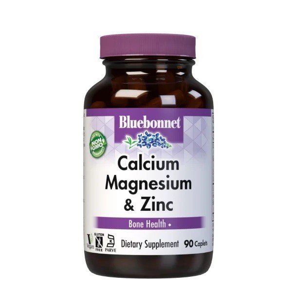 Bluebonnet Calcium Magnesium & Zinc 90 Caplet