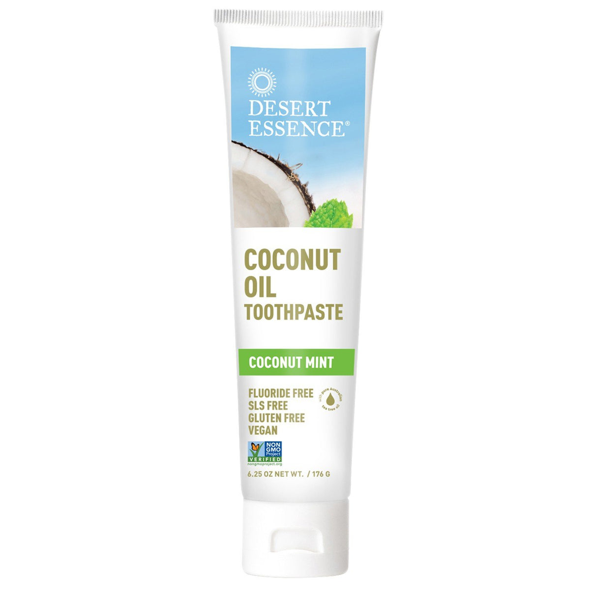 Desert Essence Coconut Oil Toothpaste 6.25 oz Paste