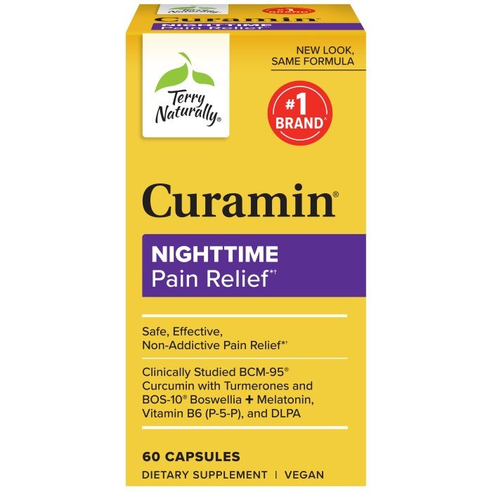 EuroPharma (Terry Naturally) Curamin Nighttime 60 Capsule