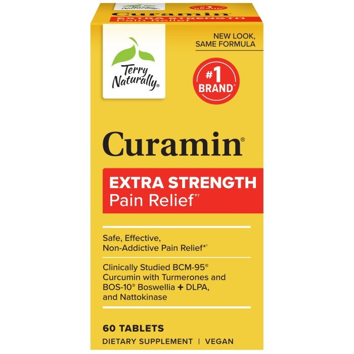 EuroPharma (Terry Naturally) Curamin Extra Strength 60 Tablet