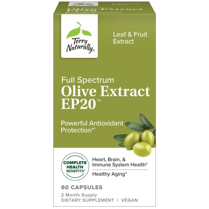 EuroPharma (Terry Naturally) Olive Extract EP20 60 Capsule