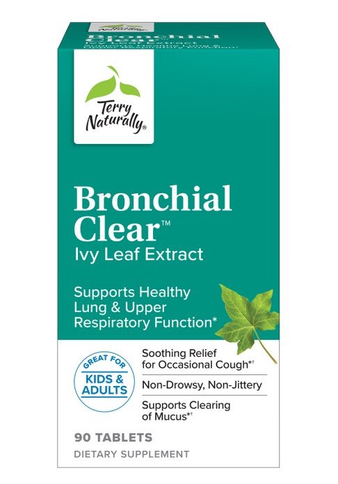 EuroPharma (Terry Naturally) Bronchial Clear Ivy Leaf Extract 90 Tablet