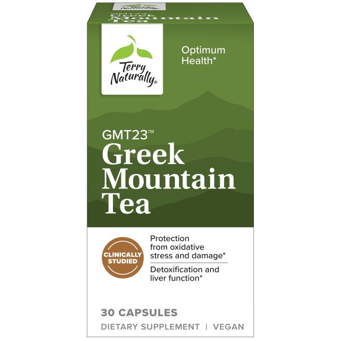 EuroPharma (Terry Naturally) Greek Mountain Tea - Optimum Health 30 Capsule