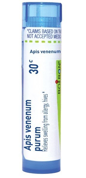 Boiron Apis Venenum Purum 30C Homeopathic Single Medicine For First Aid 80 Pellet