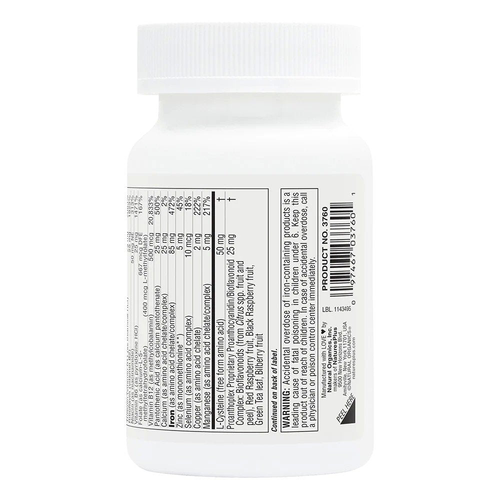 Nature&#39;s Plus HEMA-PLEXIron 30 Slow-Release Tablet