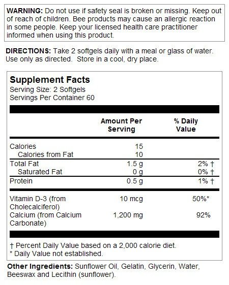 Kal High Potency Soft Calcium 120 Softgel