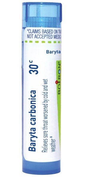 Boiron Baryta Carbonica 30C Homeopathic Single Medicine For Cough, Cold & Flu 80 Pellet