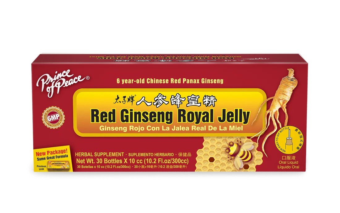 Prince Of Peace Red Ginseng Royal Jelly 30 Vial