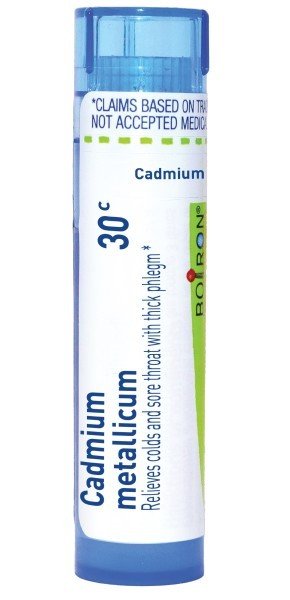 Boiron Cadmium Metallicum 30C Homeopathic Single Medicine For Cough, Cold & Flu 80 Pellet