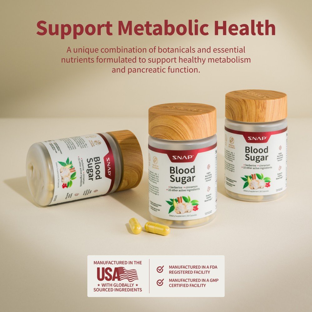 Snap Supplements Blood Sugar 60 Capsule