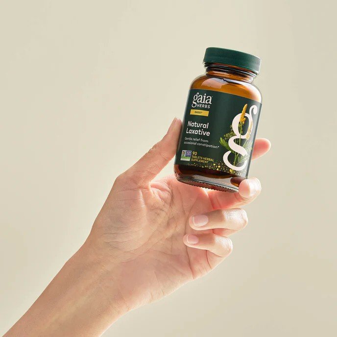 Gaia Herbs Natural Laxative 90 Tablet