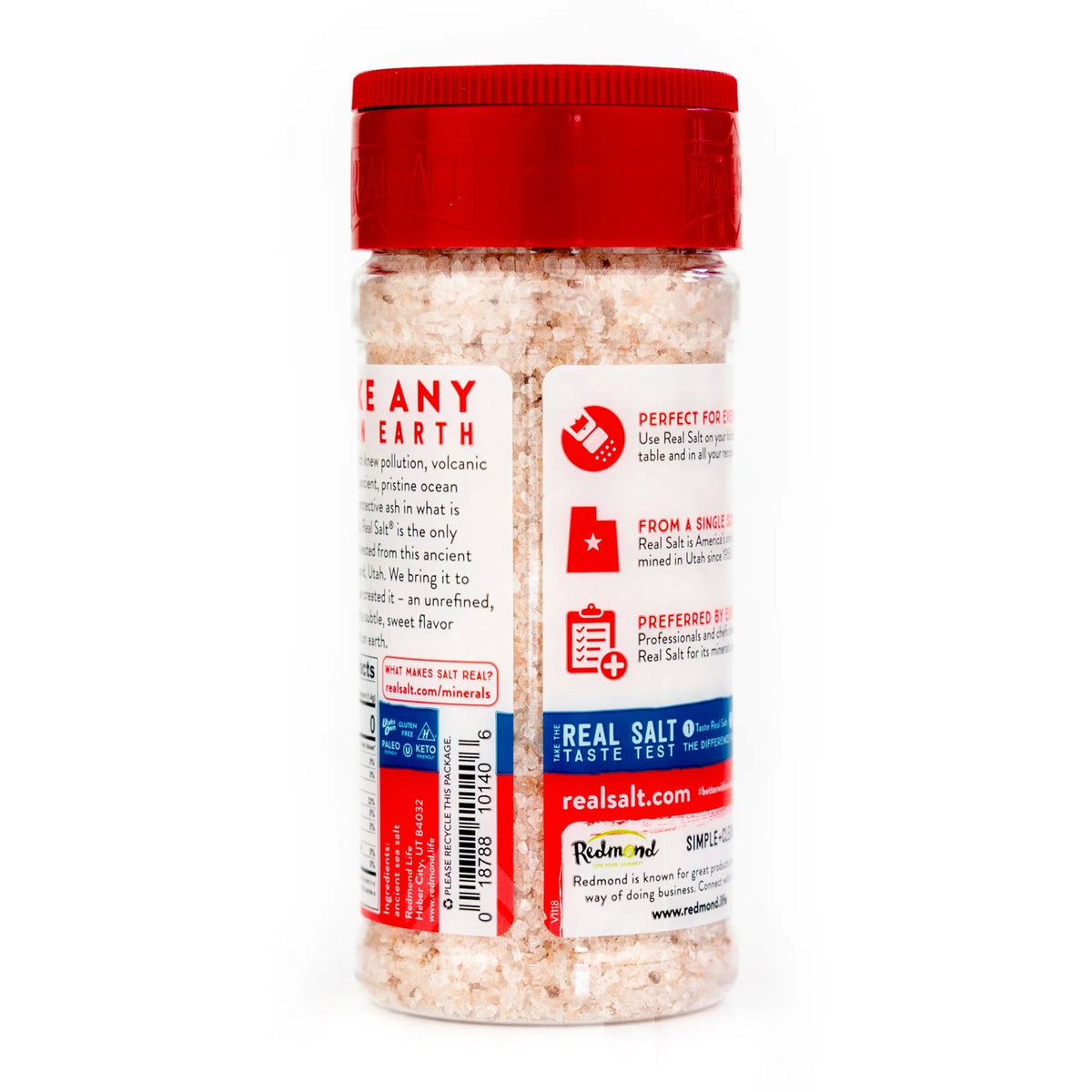 Redmond Real Salt-Ancient Kosher Sea Salt Shaker 10 oz Salt