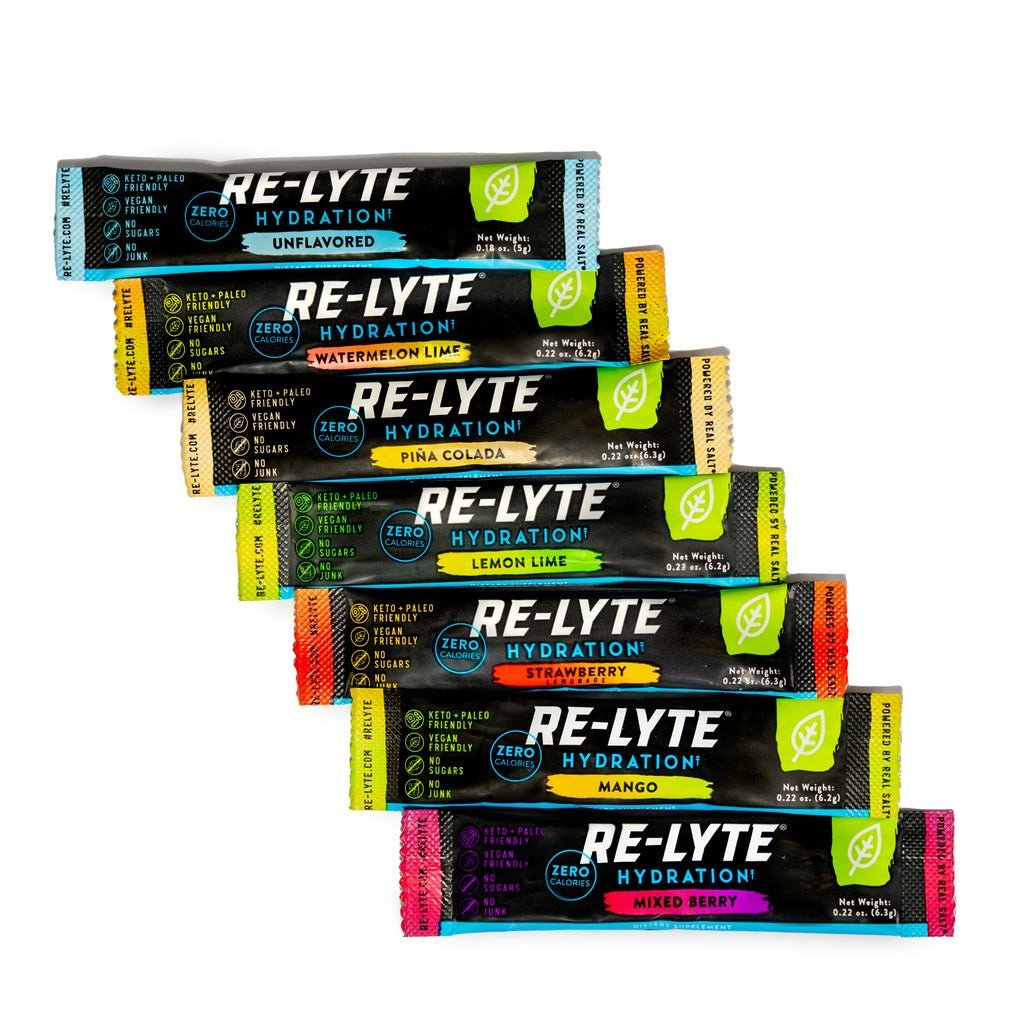 Redmond Re-Lyte Hydration Electrolyte Powder-Pina Colada-30 Stick Packs 6.70 oz (190 g) Powder