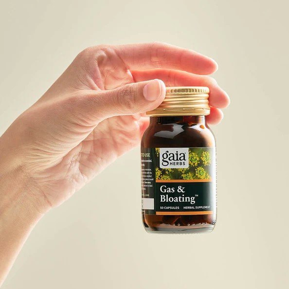 Gaia Herbs Rapid Relief Gas & Bloating 50 VegCap