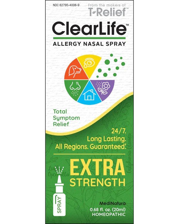 MediNatura Clearlife Extra Strength Allergy Nasal Spray 20 ml Liquid