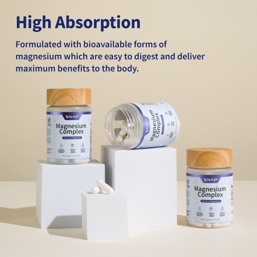 Snap Supplements Magnesium Complex 60 Capsule