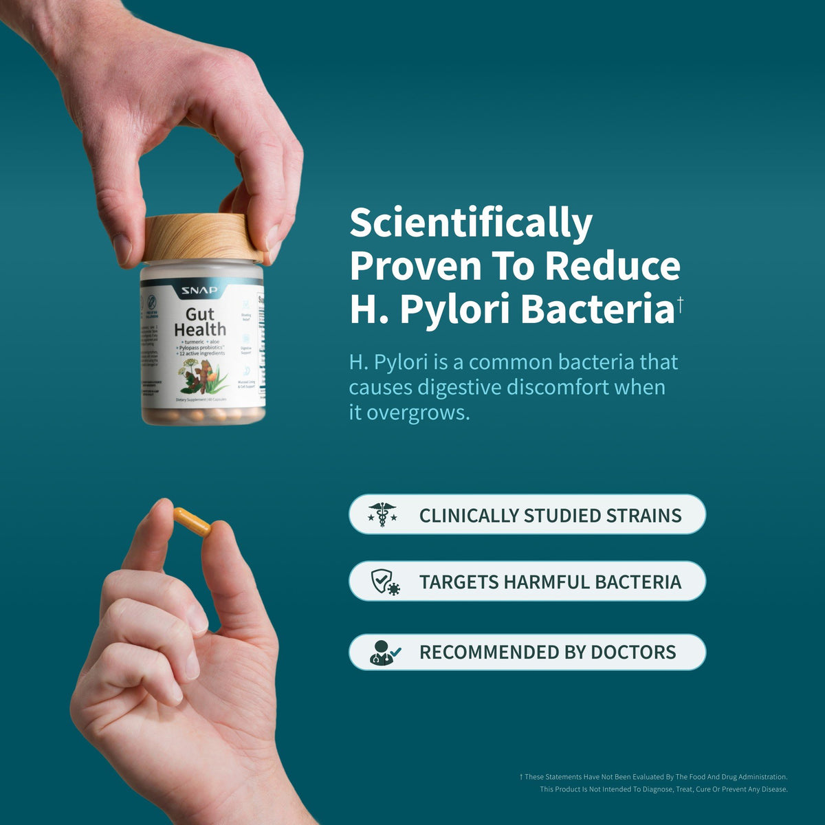 Snap Supplements Gut Health 50 Capsule