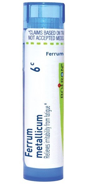 Boiron Ferrum Metallicum 6C Homeopathic Single Medicine For Stress & Sleep 80 Pellet