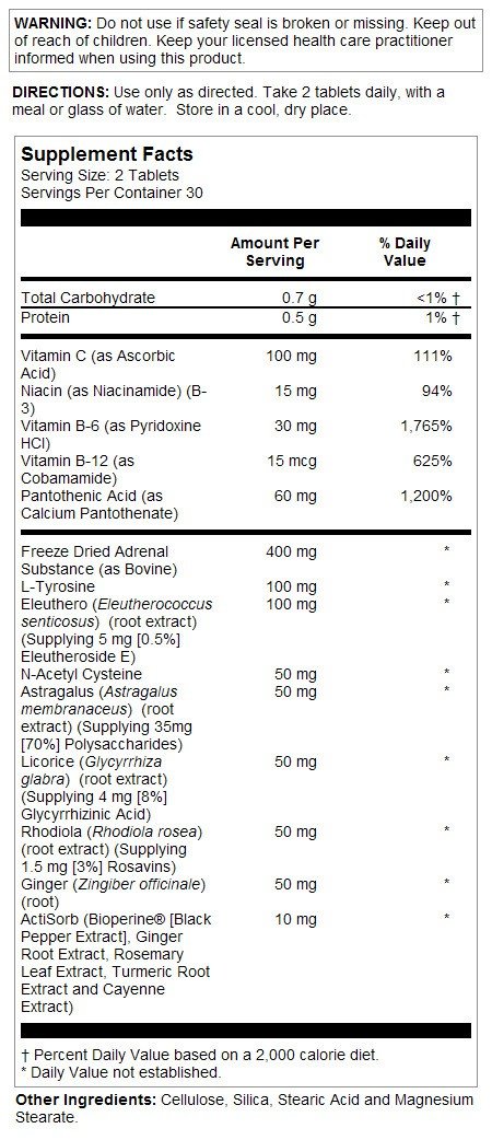 Kal Adrenal Vitality 60 Tablet