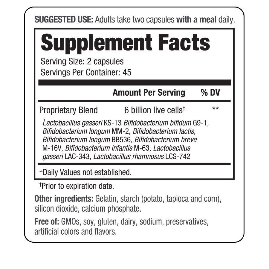Kyolic Kyo-Dophilus Multi 9 Probiotic 90 Capsule