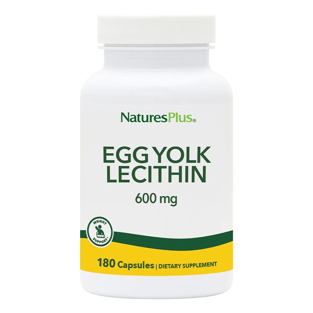 Nature&#39;s Plus Egg Yolk Lecithin 600 mg 180 Capsule