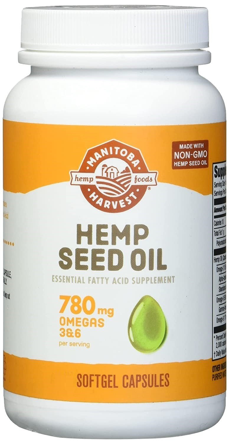 Manitoba Harvest Hemp Seed Oil 780mg 60 Capsule