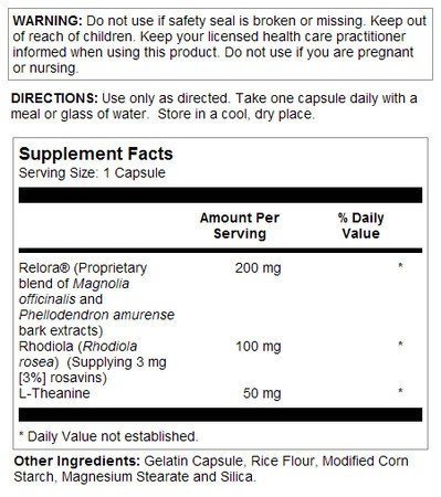 LifeTime Anti Stress Formula Calm & Calmer 60 Capsule