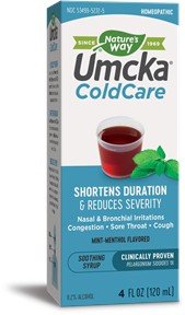 Nature's Way Umcka ColdCare Menthol Syrup 4 oz Liquid