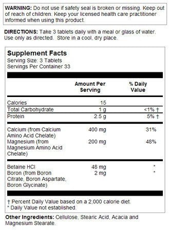 Kal Calcium/Magnesium/Boron 100 Tablet