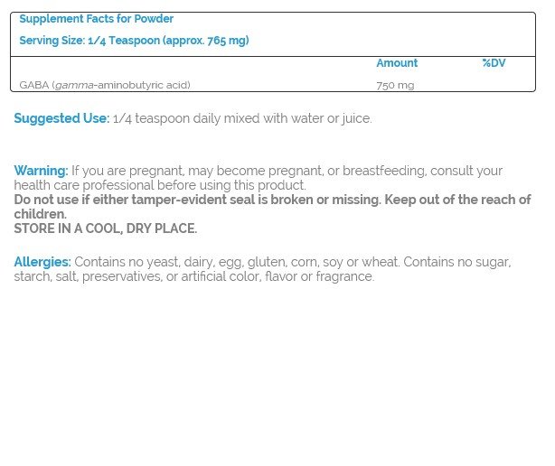 Source Naturals, Inc. Gaba Powder 4 oz Powder