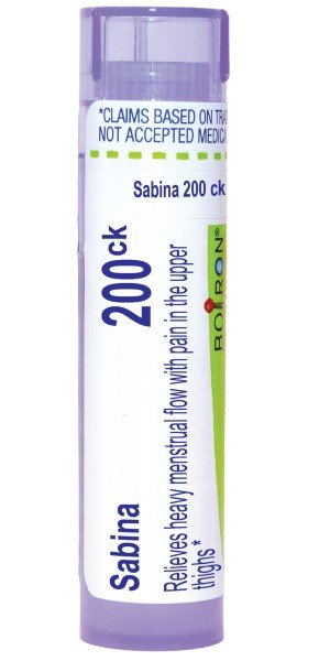 Boiron Sabina 200CK Homeopathic Single Medicine For For Personal Care 80 Pellet